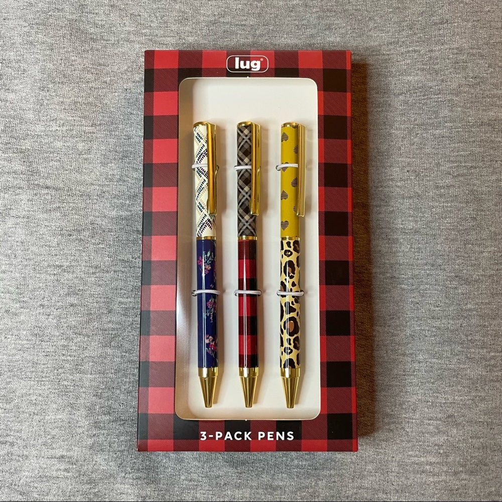 Lug Ball Point Pens 3 pack, Smash